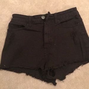 Black urban outfitters cheeky shorts